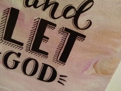 Let Go & Let God Pour Paint