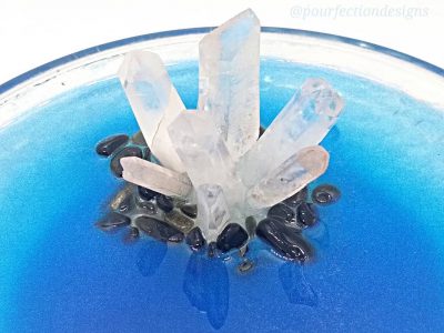 Glass Crystal Resin Trinket Tray