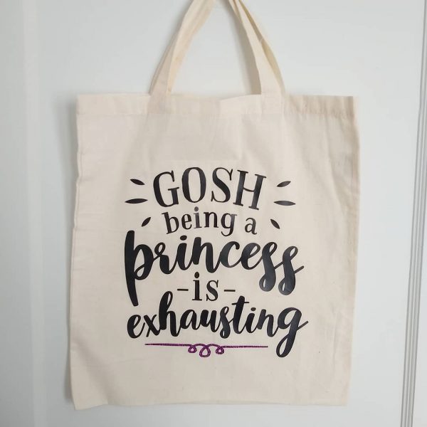 Being A Princess Canvas Tote