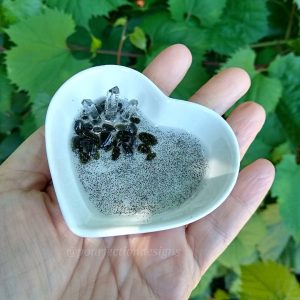 Glittery Ceramic Heart Trinket Dish