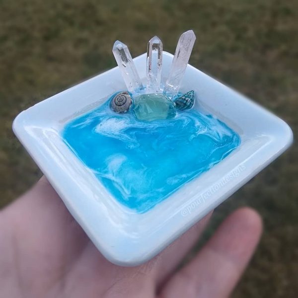 Perfectly Imperfect Little Blue Trinket Dish