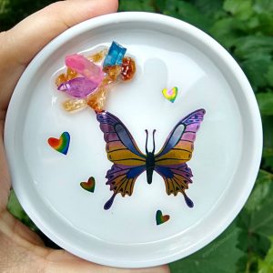 Butterfly Ceramic Trinket Dish1