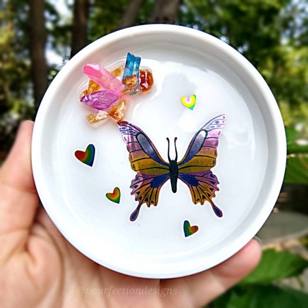 Butterfly Ceramic Trinket Dish3